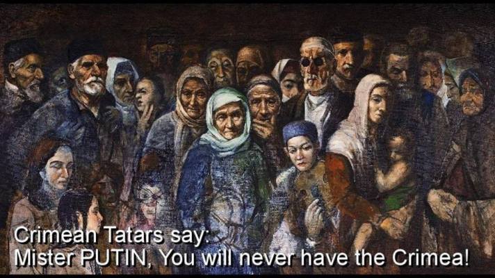 Tatars Putin will never have crimea